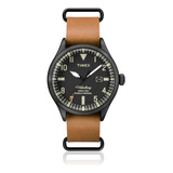 Timex Tw2preloj Waterbury Para Hombre Con Correa De Piel Col