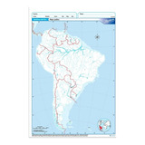 Mapa América Del Sur Rivadavia Escolar Nº 3 Político X20
