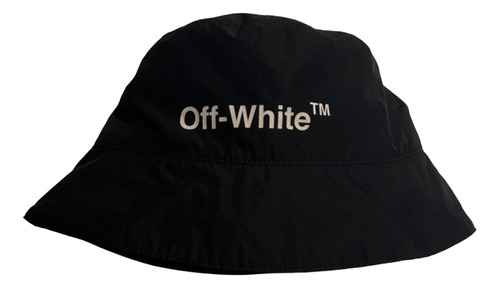 Gorro Off-white Negro Orginal (bucket Hat)