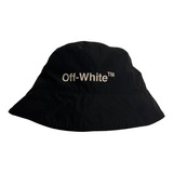 Gorro Off-white Negro Orginal (bucket Hat)