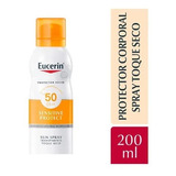 Eucerin Sun Spray Corporal Toque Seco Fps 50+ X 200ml