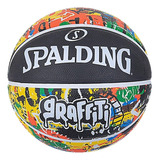 Pelota Basquet Spalding Basket Graffiti Nba Nº 7 Outdoor Caucho Outdoor Indoor