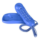 Teléfono Delgado De Color Azul Para Pared O Escritorio Con M