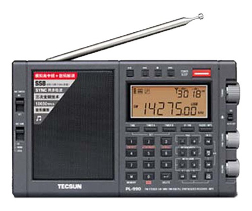 Radio Portátil Tecsun Pl-990 Ssb Fm Mw Sw Ssb