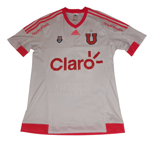 Camiseta Universidad De Chile 2015 adidas #25 Herrera 