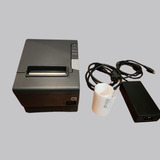 Impresora Térmica Epson Tm-t88v Pos Con Ethernet Y Adaptador