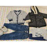 Lote Ropa Bebe Talle 9-12 Meses.campera Mimo.jean Cheeky.car