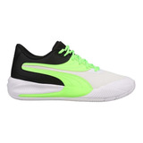 Tenis De Basquetbol Puma Triple 195217-10 Blanco/negro