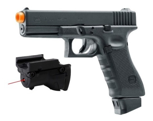 Airsoft Glock 17 Gen 4 Blowback Co2 6mm Mira Laser Xchws P