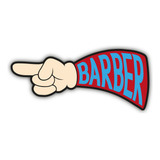 Placa Quadro Mão Barber - Decoração Barbearia