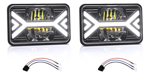 Faros De Automóvil Con Señal Blanca De Faros Led Drl