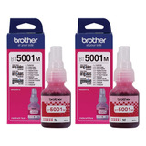 Kit De 2 Tintas Originales Brother Bt5001 M (magenta) 48.8ml