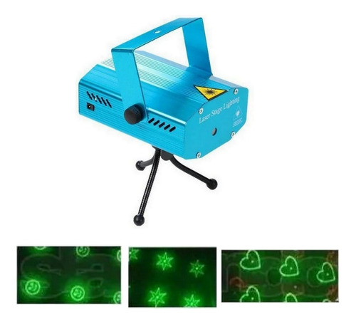 Mini Projetor Holográfico Laser Balada Sensor Rítmico Festa