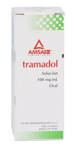 Tramadol Solución Oral 100mg/ml Amsa 10ml