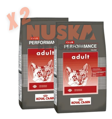 Club Performance Cat 7.5 Kg X 2 Unidades Gato Adulto Nuska