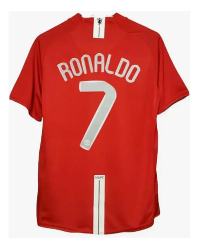 Camisa Manchester United Retrô 2008 Ronaldo 7 | Parcelamento sem juros