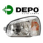 Faro Delantero Izquierdo Hyundai Santa Fe Gold 02-05 Depo Hyundai Santa Fe