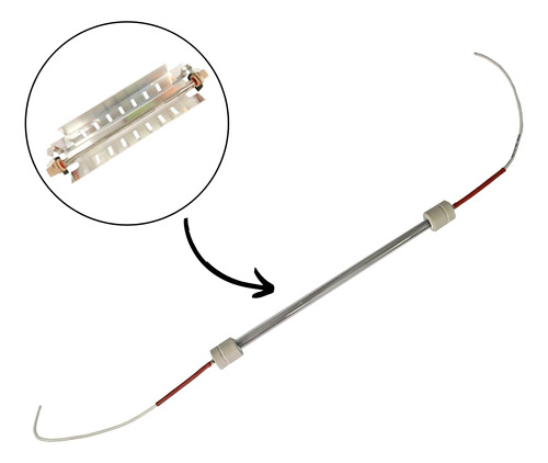 Resistencia Refrigerado Ge Side By Side Wr51x10055 31cm 127v