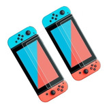  Pack X2 Lamina Mica Protectora De Vidrio Nintendo Switch 