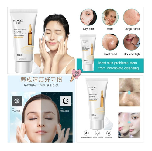 Limpiador Facial Cepillo Espuma Colageno 24k Anti Arrugas 