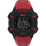 Reloj Timex Ufc Core Shock 45mm 100m Resin Strap Red