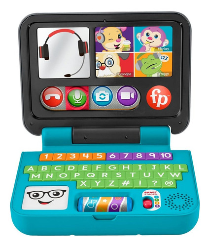 Laptop De Juguete Para Bebe Fisher Price Con Sonidos Y Luces