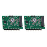 2x Tarjeta De 5 Pulgadas 44 Pin Ide Hdd Para Mí, 2000 Y Xp,