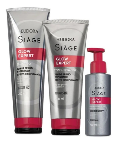 Eudora Siage Glow Expert: Shampoo E Condicionador E Balm Fin