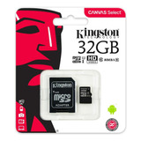 Tarjeta Memoria Microsd Kingston Canvas Select 32 Gb Clase R