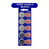 Bateria Lithium Cr2032 3v Sony Cartela 10 Unidades Plac Mãe