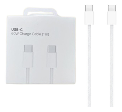 Cabo Para iPhone 15 Usb-c 60w Turbo 1m Original Nf-e Promo