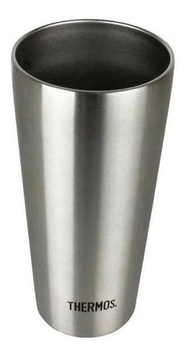 Copo Térmico Dublin Thermos 400ml - Aço Inox Cor Cinza Liso