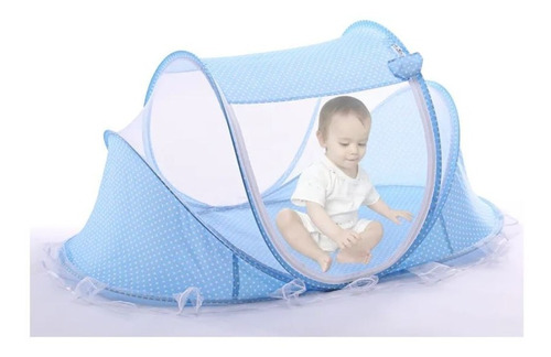 Cuna Mosquitero Portatil Para Bebé +colchoneta+almohada