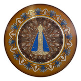 Quadro Decorativo Mandala Nossa Senhora Aparecida 65cx65cm