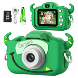 Camara Para Niños Con Cubierta De Silicon, Tarjeta Sd De 32