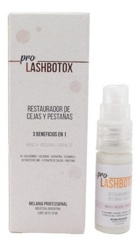 Pro Lash Botox Cejas Y Pestañas 10 Ml
