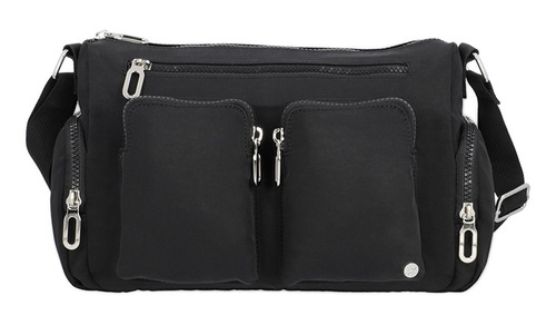 Cartera Cruzada Mujer Lucca Negra M