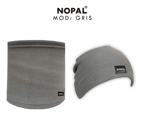 Cuello + Gorro Micropolar Nopal Adulto Reversible Invierno