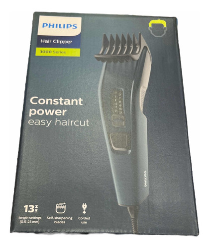 Corta Pelo Philips Hair Clipper 3000 Hc3505/15 0.5mm A 23mm
