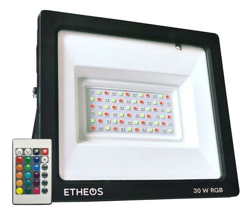 Reflector Led 50w Rgb Exterior 220v Colores Gran Potencia