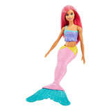 Barbie Sirena Dreamtopia Pelo Rosa 