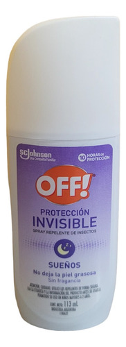 Repelente Para Insectos Mosquitos Off! Invisible 