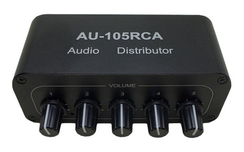 Mezclador De Audio Estéreo, Interfaz Rca Multicanal Para Amp