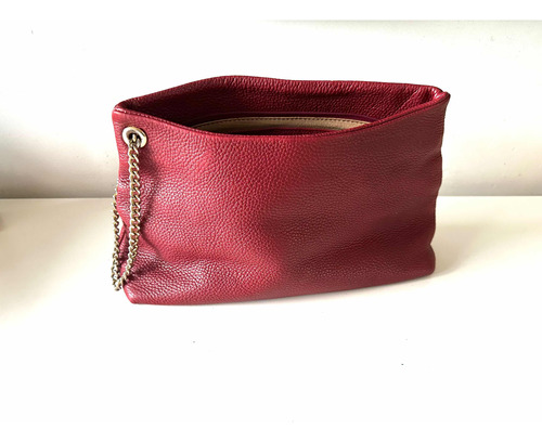 Cartera Sobre Cuero Graneado Monedero Bolso Clutch No Prune