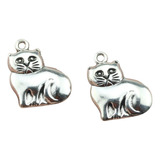 20 Dijes Bisuteria Gatos Collares Pulseras Aretes Joyeria 