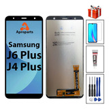 Tela De Toque Lcd Compatível Com Samsung J6 Plus J610 J6+