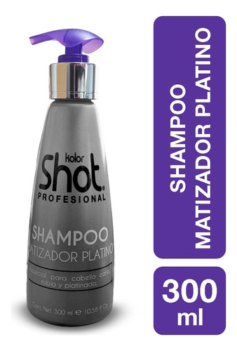 Shampoo Matizador Plata Cabello Platinado Y Canas Kolor Shot