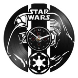 Clock Reloj De Star Wars Reloj De Pared De Vinilo De Darth V