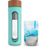 Botella De Agua Alcalina De Cristal Ph Hydrate Ionizador Po
