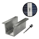 Fixador Grampo Middle Clamp Placa Painel Solar Alumínio Inox